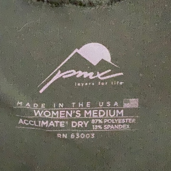 PMX BASELAYER Crewneck Top - Marci Prt Purple/blk - Picture 8 of 11